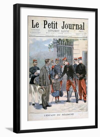 The Child of the Regiment, 1898-F Meaulle-Framed Giclee Print