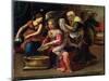 The Child's Bath, 16th Century-Parmigianino-Mounted Giclee Print