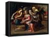 The Child's Bath, 16th Century-Parmigianino-Framed Stretched Canvas