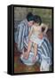 The Child's Bath by Mary Cassatt-Mary Cassatt-Framed Stretched Canvas