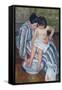 The Child's Bath by Mary Cassatt-Mary Cassatt-Framed Stretched Canvas