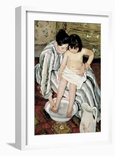 The Child's Bath-Mary Cassatt-Framed Art Print