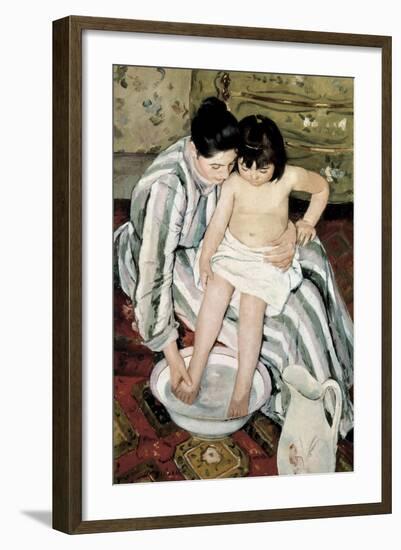 The Child's Bath-Mary Cassatt-Framed Art Print