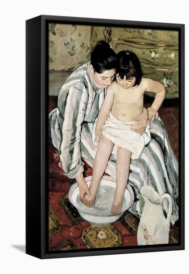 The Child's Bath-Mary Cassatt-Framed Stretched Canvas