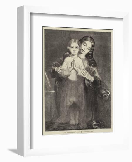 The Child's Prayer-Richard Redgrave-Framed Giclee Print