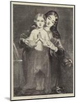 The Child's Prayer-Richard Redgrave-Mounted Giclee Print