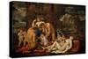 The Childhood of Bacchus-Nicolas Poussin-Stretched Canvas