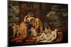 The Childhood of Bacchus-Nicolas Poussin-Mounted Giclee Print