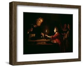 The Childhood of Christ, circa 1620-Gerrit van Honthorst-Framed Giclee Print