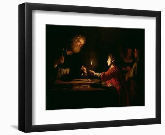 The Childhood of Christ, circa 1620-Gerrit van Honthorst-Framed Giclee Print