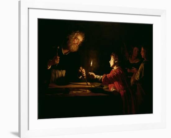 The Childhood of Christ, circa 1620-Gerrit van Honthorst-Framed Giclee Print