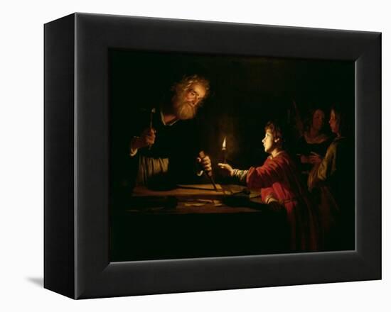 The Childhood of Christ, circa 1620-Gerrit van Honthorst-Framed Stretched Canvas