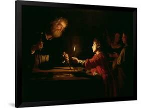 The Childhood of Christ, circa 1620-Gerrit van Honthorst-Framed Giclee Print