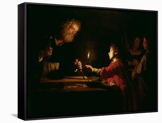 The Childhood of Christ, circa 1620-Gerrit van Honthorst-Framed Stretched Canvas