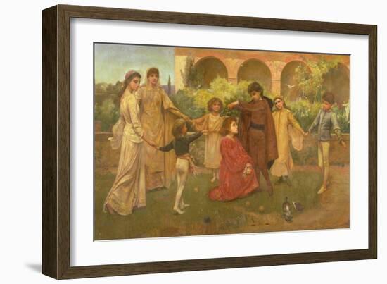 The Childhood of Dante-Jessie Macgregor-Framed Giclee Print