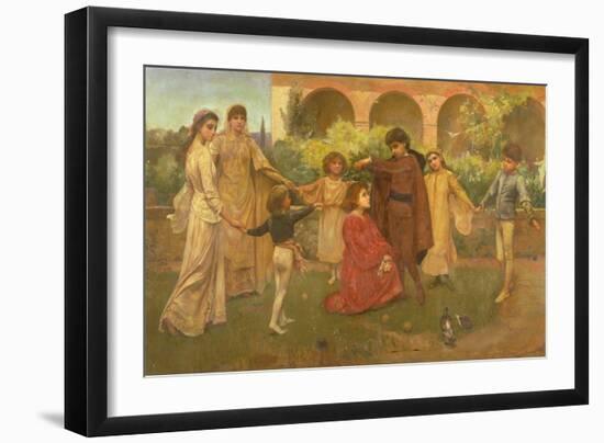 The Childhood of Dante-Jessie Macgregor-Framed Giclee Print