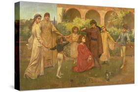 The Childhood of Dante-Jessie Macgregor-Stretched Canvas