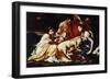 The Childhood of Jupiter, C.1702-14-Carlo Cignani-Framed Giclee Print