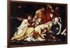 The Childhood of Jupiter, C.1702-14-Carlo Cignani-Framed Giclee Print