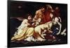 The Childhood of Jupiter, C.1702-14-Carlo Cignani-Framed Giclee Print