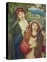 The Childhood of Saint Cecily-Marie Spartali Stillman-Stretched Canvas