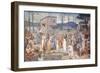 The Childhood of Saint Genevieve, 1874-Pierre Puvis de Chavannes-Framed Giclee Print