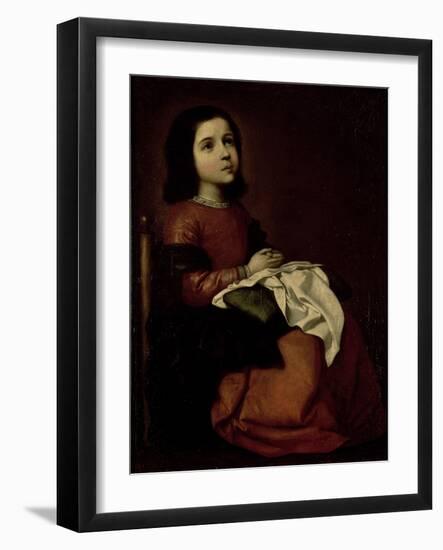 The Childhood of the Virgin, c.1660-Francisco de Zurbarán-Framed Giclee Print