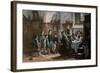 The Children and the Uncle. Studied in Vienna and Munich-null-Framed Giclee Print