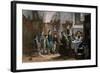 The Children and the Uncle. Studied in Vienna and Munich-null-Framed Giclee Print