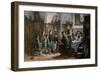 The Children and the Uncle. Studied in Vienna and Munich-null-Framed Giclee Print