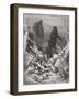 The Children Destroyed by Bears, Illustration from Dore's 'The Holy Bible', 1866-Gustave Doré-Framed Giclee Print