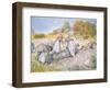 The Children Filled the Buckets and Baskets with Potatoes-Carl Larsson-Framed Giclee Print