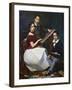 The Children of Adviser Torquato Alves Ribeiro, Painting by Auguste Roquemont (1804-1852)-null-Framed Giclee Print