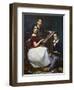 The Children of Adviser Torquato Alves Ribeiro, Painting by Auguste Roquemont (1804-1852)-null-Framed Giclee Print