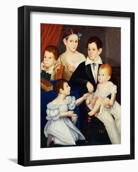 The Children of Dr Elias Ogden, Natchez, Mississippi-American-Framed Giclee Print