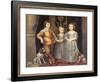 The Children of King Charles I of England (1600-49) and Queen Henrietta Maria (1609-69), 1637-Sir Anthony Van Dyck-Framed Giclee Print