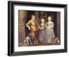 The Children of King Charles I of England (1600-49) and Queen Henrietta Maria (1609-69), 1637-Sir Anthony Van Dyck-Framed Giclee Print