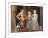 The Children of King Charles I of England (1600-49) and Queen Henrietta Maria (1609-69), 1637-Sir Anthony Van Dyck-Framed Giclee Print