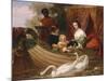 The Children of King Charles I-Frederick Goodall-Mounted Giclee Print