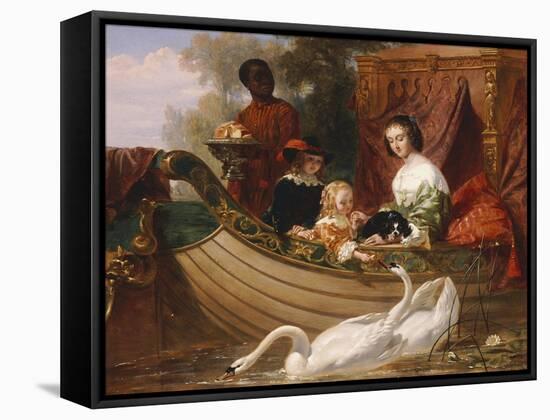 The Children of King Charles I-Frederick Goodall-Framed Stretched Canvas