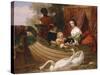 The Children of King Charles I-Frederick Goodall-Stretched Canvas