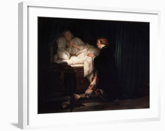 The Children of King Edward IV of England, 1852-Paul Delaroche-Framed Giclee Print