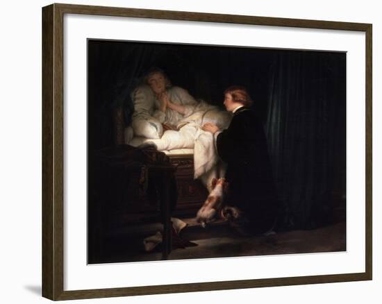 The Children of King Edward IV of England, 1852-Paul Delaroche-Framed Giclee Print