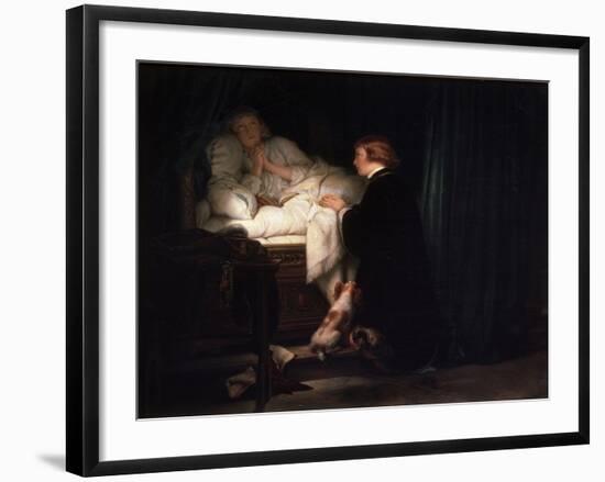 The Children of King Edward IV of England, 1852-Paul Delaroche-Framed Giclee Print