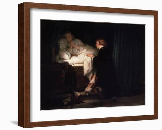 The Children of King Edward IV of England, 1852-Paul Delaroche-Framed Giclee Print