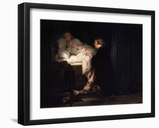 The Children of King Edward IV of England, 1852-Paul Delaroche-Framed Giclee Print