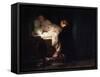 The Children of King Edward IV of England, 1852-Paul Delaroche-Framed Stretched Canvas