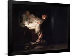 The Children of King Edward IV of England, 1852-Paul Delaroche-Framed Giclee Print