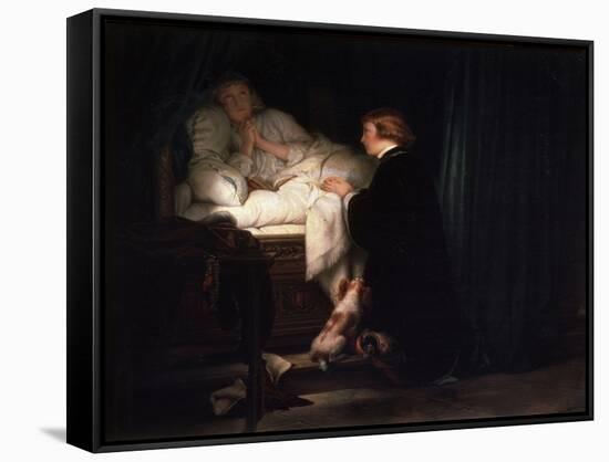 The Children of King Edward IV of England, 1852-Paul Delaroche-Framed Stretched Canvas