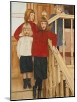 The Children of Monsieur Nève-Fernand Khnopff-Mounted Giclee Print